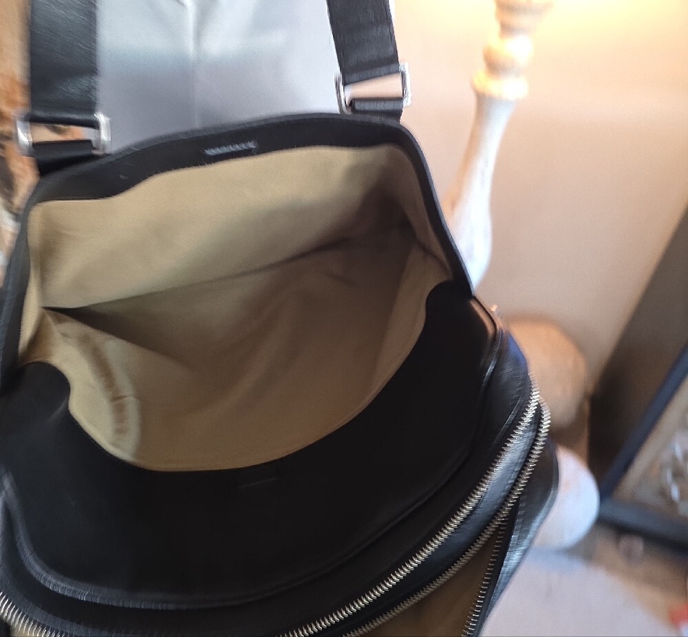 Cole Haan Black Leather Briefcase - Picture 8 of 14
